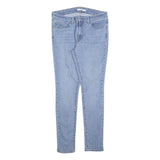 LEVI'S 711 Mens Slim Light Blue Denim Jeans Cotton Blend W31 L30 Zip Closure