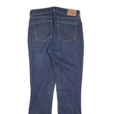 LEVI'S Womens 525 Regular Blue Denim Medium Fit Straight W29 L32 Rainbow Heart