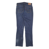 LEVI'S Womens 525 Regular Blue Denim Medium Fit Straight W29 L32 Rainbow Heart