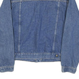 MARLBORO Mens Blue Denim Button Jacket M Woven Classic Casual Workwear