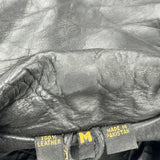Unbranded Leather Jacket - Medium Black Leather