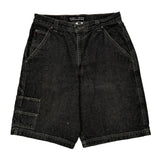Guess Carpenter Shorts - 34W 12L Black Cotton