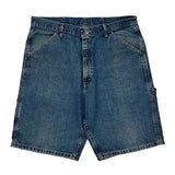 Wrangler Cargo Denim Shorts - 34W 9L Blue Denim