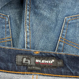 Blend Boot Cut Jeans - 34W 32L Dark Wash Denim