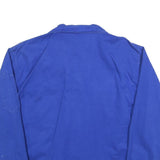 Mens Blue Workwear Button Jacket XL Cotton Plain Utility Casual Durable