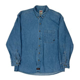 Dickies Denim Shirt - XL Blue Cotton