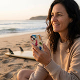 London Fog Jelly Party iPhone 14 Case - Lifestyle photo showing phone case in use