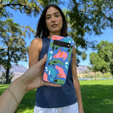 Electric Blue Sea Cows iPhone 14 Pro Max Case