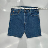 Levis Denim Shorts - 32W 9L Blue Cotton