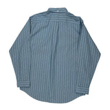 Afton Ralph Lauren Striped Shirt - Large Blue Cotton