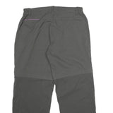 REGATTA Womens Grey Regular Fit Zip Trousers W32 L28 Outdoor Lightweight