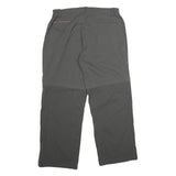 REGATTA Womens Grey Regular Fit Zip Trousers W32 L28 Outdoor Lightweight