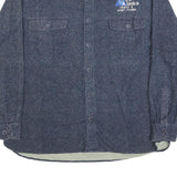 FREEDOM FOUNDRY Mens Blue Alaska Cruises & Sport Fishing Shirt 2XL Cotton Blend