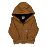 Age 3 Carhartt Jacket - 2XS Brown Cotton