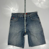 Southpole Denim Shorts - 38″ Waist Blue Denim