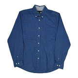 Tommy Hilfiger Checked Shirt - Medium Blue Cotton
