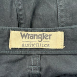 Wrangler Cargo Shorts - 38W 8L Black Cotton