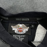 H-D Logo Harley Davidson Graphic Sweatshirt - Medium Black Cotton