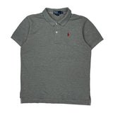Polo By Ralph Lauren Polo Shirt - Large Grey Cotton