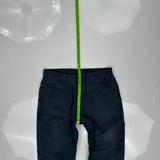 Dickies Double Knee Carpenter Trousers - 36W 30L Blue Cotton