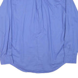 NAUTICA Mens Blue Cotton Blend Shirt M Classic Button-Down Long Sleeve