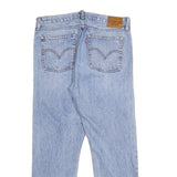 LEVI'S Wedgie Big E Womens Jeans Blue Regular Straight Denim Light W30 L26