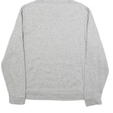 ADIDAS Mens Grey Pullover Hoodie M Cotton Blend Casual Sportswear Sweatshirt