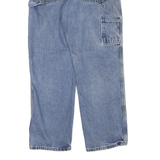 DICKIES Mens Regular Fit Light Blue Denim Jeans W32 L28 Workwear Zip Closure