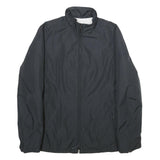 PAUL & SHARK Mens Black Zip Jacket S Polyester Blend Plain Lightweight Tailored