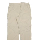 TREVOLUTION Womens Beige Regular Fit Straight Leg Trousers W32 L30 Lightweight