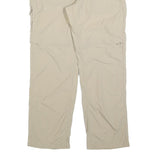 TREVOLUTION Womens Beige Regular Fit Straight Leg Trousers W32 L30 Lightweight