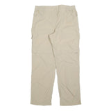 TREVOLUTION Womens Beige Regular Fit Straight Leg Trousers W32 L30 Lightweight