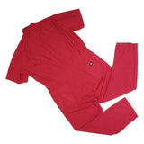 DICKIES Mens Red Short Sleeve Cotton Blend Dungarees XL W44 L30 Classic Workwear