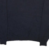 CHAPS Mens Navy Blue Plain Cotton Blend Jumper Crew Neck Basic Knit XL Classic