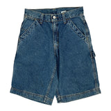 Age 14 Levis Cargo Denim Shorts - 26W 10L Blue Cotton