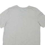 ADIDAS Mens Grey Graphic T-Shirt M Short Sleeve Crew Neck Brand Logo Cotton