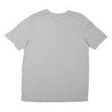 ADIDAS Mens Grey Graphic T-Shirt M Short Sleeve Crew Neck Brand Logo Cotton