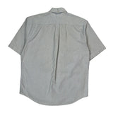 Tommy Hilfiger Striped Short Sleeve Shirt - Medium Blue Cotton