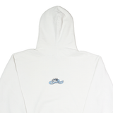 JERZEES Mens White San Jose Cagers Basketball Hoodie L Cotton Pullover Casual