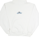 JERZEES Mens White San Jose Cagers Basketball Hoodie L Cotton Pullover Casual