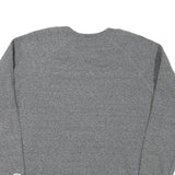 CHAMPION Mens Grey Cotton Blend Crew Neck M Classic Logo Sweatshirt