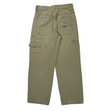 Wrangler Cargo Trousers - 28W 29L Khaki Cotton