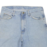WRANGLER Womens Shorts Blue Casual Denim M W34 Cotton Blend Comfortable Style