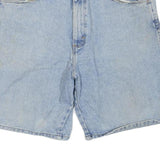 WRANGLER Womens Shorts Blue Casual Denim M W34 Cotton Blend Comfortable Style