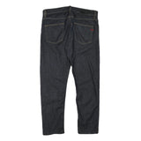 DIESEL Womens Slim Fit Blue Denim Jeans W33 L26 Zip Cotton Blend Plain