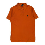Age 10-12 Polo By Ralph Lauren Polo Shirt - Medium Orange Cotton