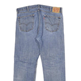 LEVI'S 505 Mens Jeans Blue Regular Straight Denim Medium W38 L32 Classic Cotton