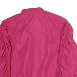 HEAD Womens Pink Jacket M Polyester Zip Plain Lightweight Sportswear