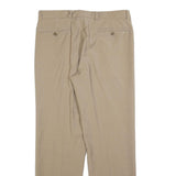 FIRST AVENUE Mens Wool Blend Beige Regular Fit Straight Leg Trousers W34 L32