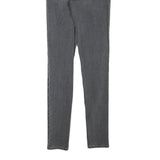 LEVI'S Womens Slim Grey Denim Slim Jeans W22 L28 Stretch Cotton Blend Zip